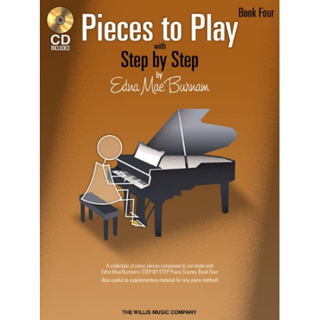 BURNAM - PIECES TO PLAY BOOK 4 +CD